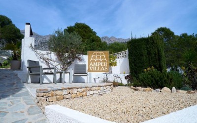 Koselig villa med vakker utsikt over havet og Altea.